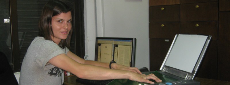 Emanuela Bocancea, Amman 2014, photo by B. A. Porter