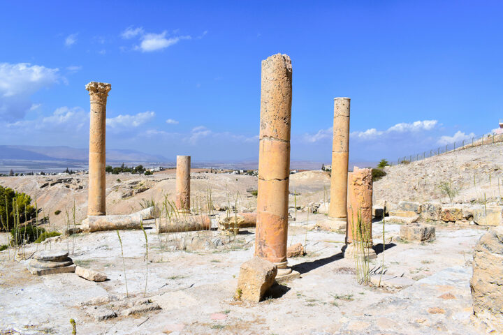 Byzantine church at Pella. (Photo by the Clare Rasmussen.)